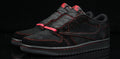 Jordan 1 Low Design‑Inspired “Black and Red Phantom” — Fantasy Build — TS‑REDPHAN‑043