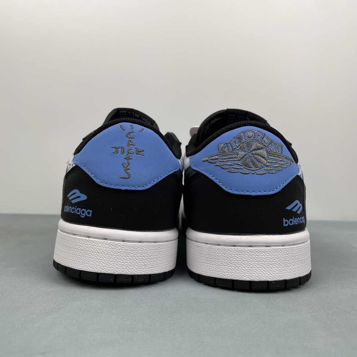 Jordan 1 Low Design-Inspired - "Travis Scott" "Balenciaga" - TS-BALENCI-061 - Sole Revival and Redemption LLC