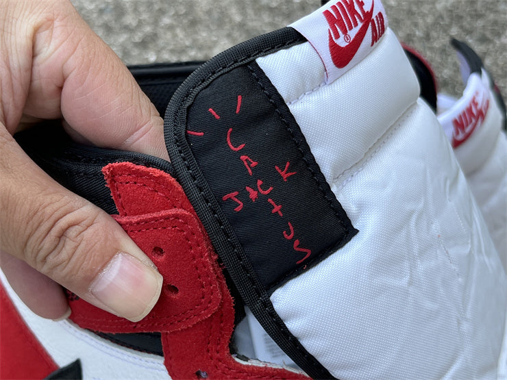 Jordan 1 High – Design‑Inspired "Travis Scott Chicago" Custom Fantasy Build AJ1‑TSCHCG‑058