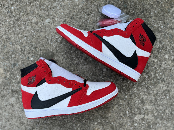 Jordan 1 High – Design‑Inspired "Travis Scott Chicago" Custom Fantasy Build AJ1‑TSCHCG‑058