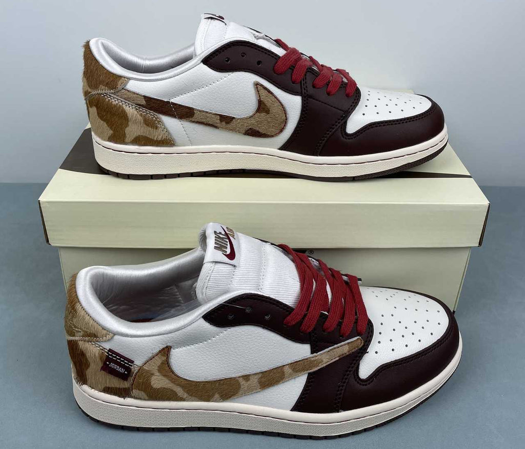 Jordan 1 Low Design‑Inspired "Travis Scott" "Year of the Horse" Custom Fantasy Build TS‑JRDNS‑050