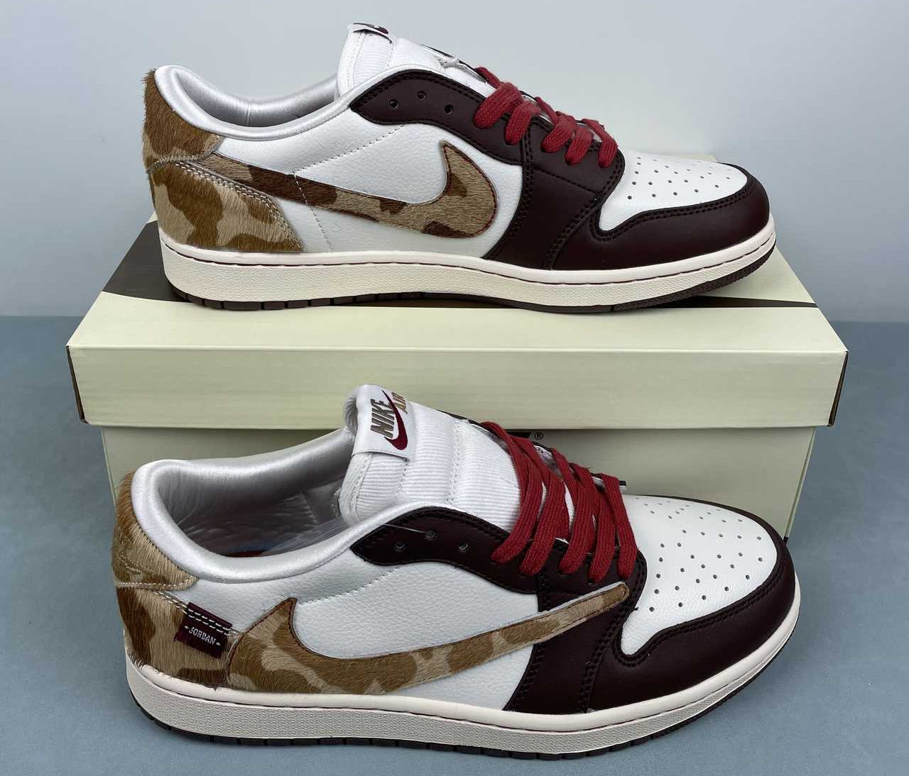 Jordan 1 Low Design‑Inspired "Travis Scott" "Year of the Horse" Custom Fantasy Build TS‑JRDNS‑050
