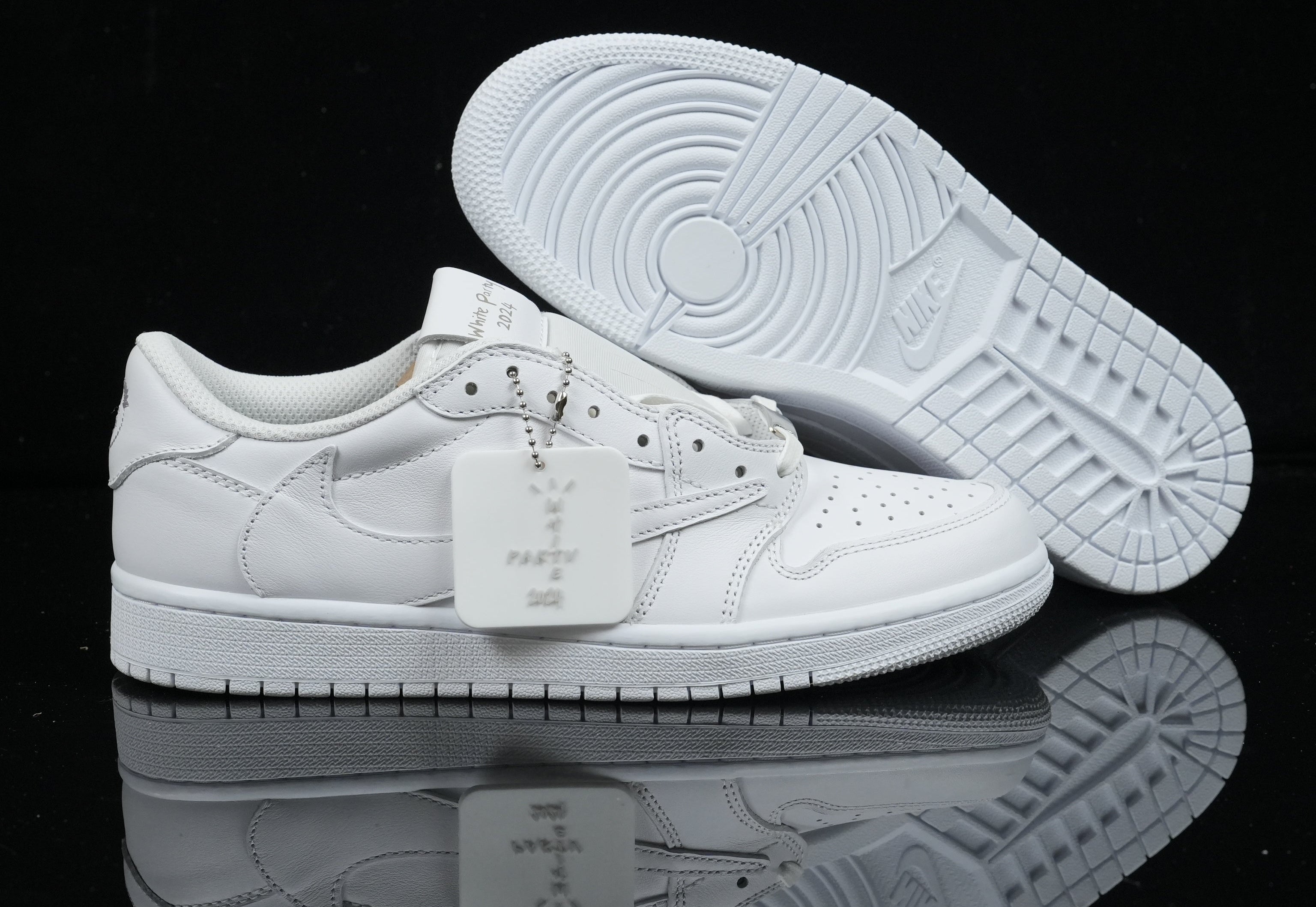 Jordan 1 Low Design‑Inspired “White Party 2024” — Fantasy Build — TS‑JRDNS‑045