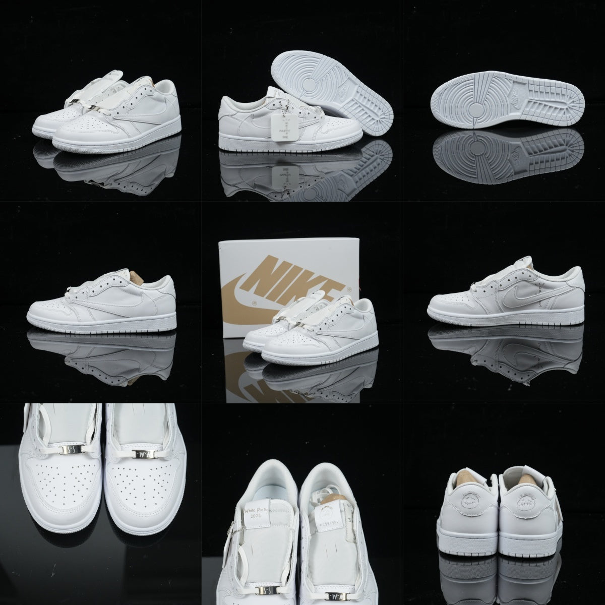 Jordan 1 Low Design‑Inspired “White Party 2024” — Fantasy Build — TS‑JRDNS‑045