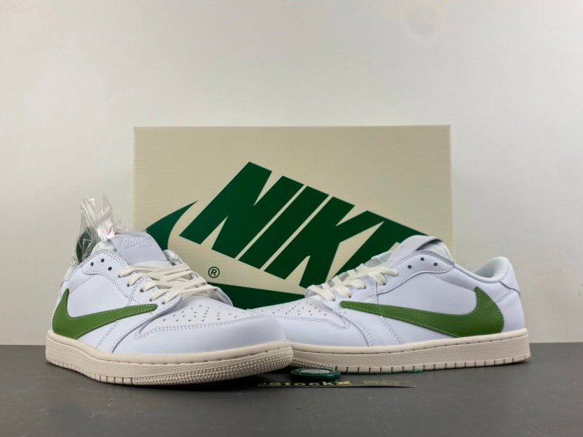 Jordan 1 Low Design-Inspired - "Travis Scott" "Wintergreen" - TS-WINTERGEREEN-064