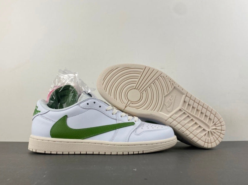 Jordan 1 Low Design-Inspired - "Travis Scott" "Wintergreen" - TS-WINTERGEREEN-064