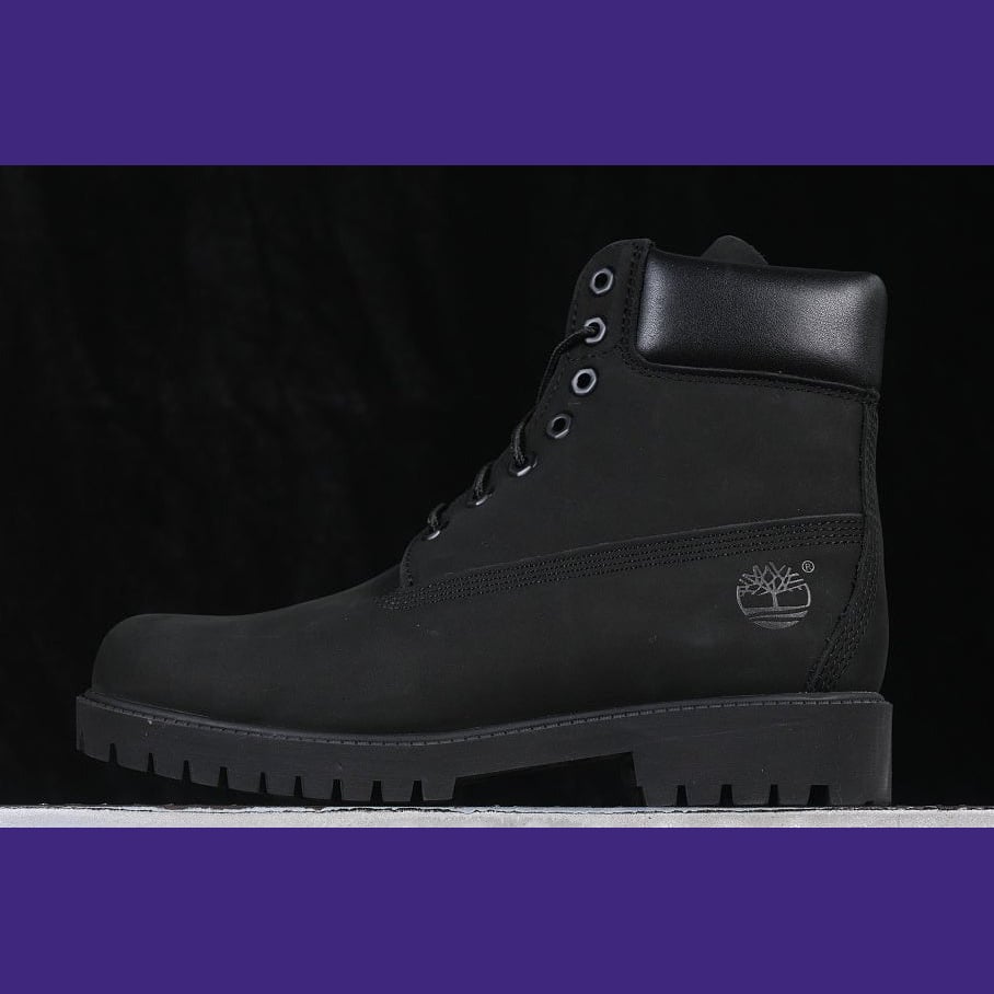 Timberland 6-Inch Design-Inspired - "Classic Black" - TIM-BLK-009 - Sole Revival and Redemption LLC