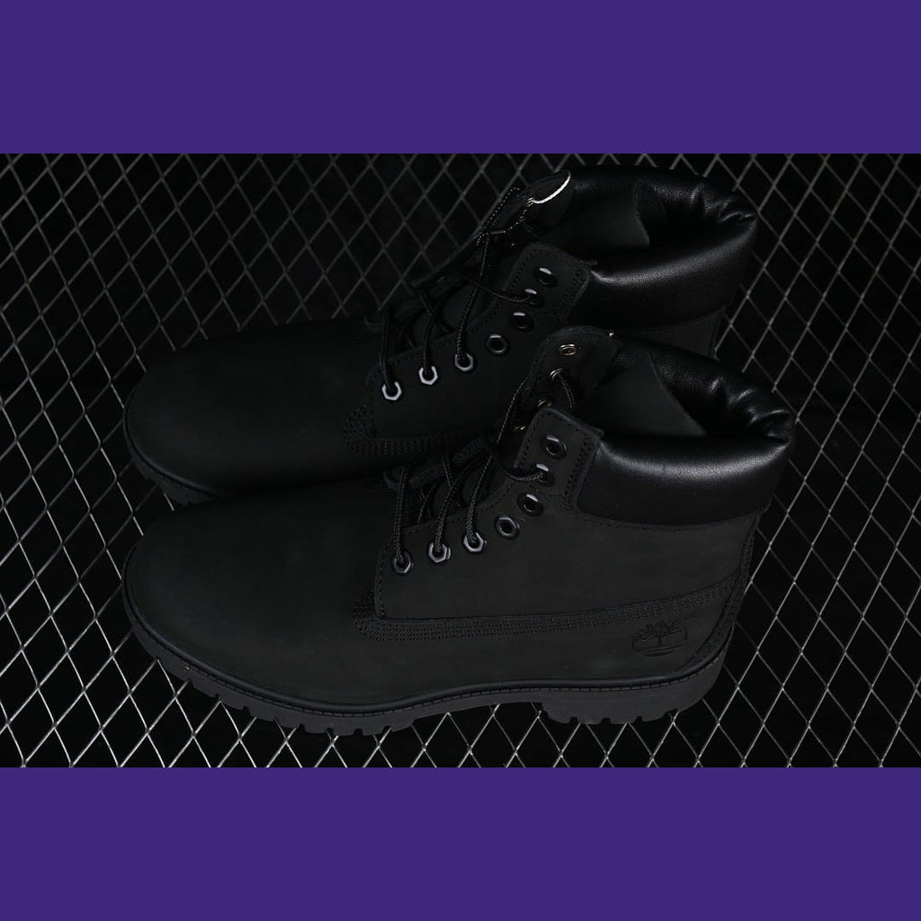 Timberland 6-Inch Design-Inspired - "Classic Black" - TIM-BLK-009 - Sole Revival and Redemption LLC