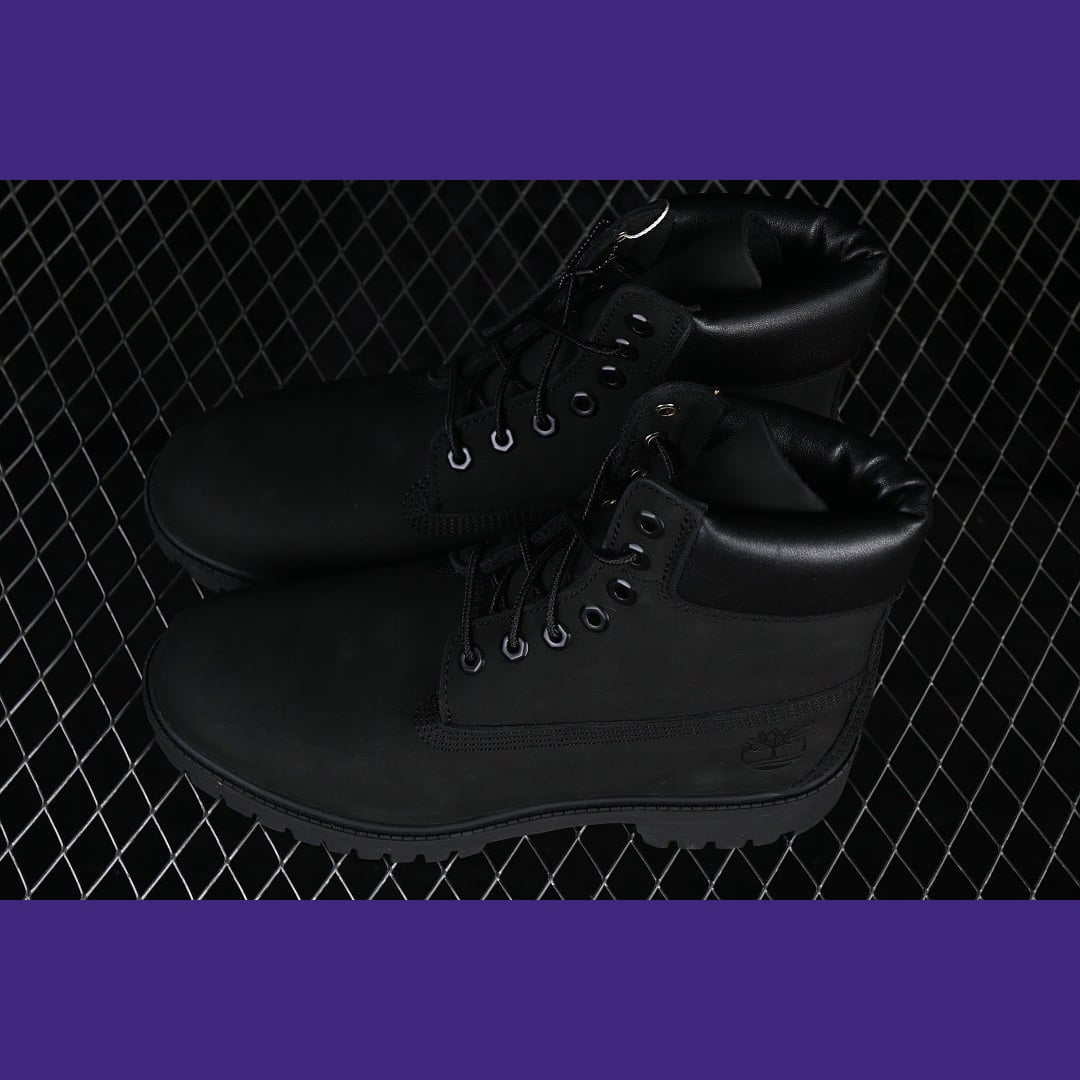 Timberland 6-Inch Design-Inspired - "Classic Black" - TIM-BLK-009 - Sole Revival and Redemption LLC