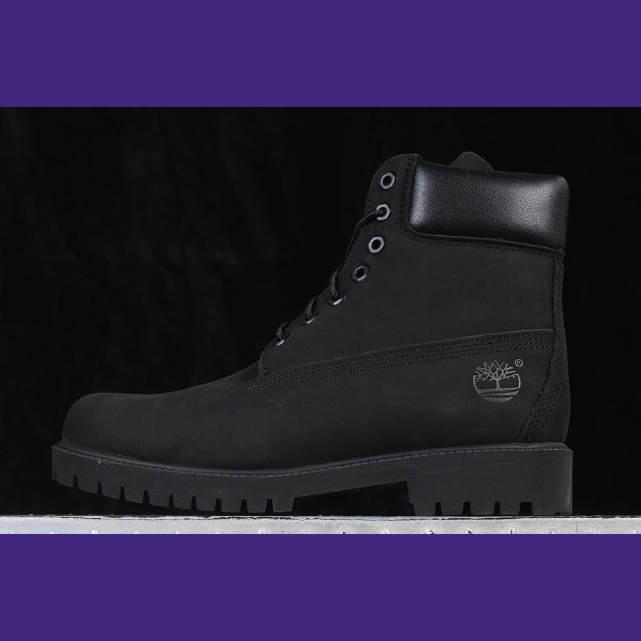 Timberland 6-Inch Design-Inspired - "Classic Black" - TIM-BLK-009 - Sole Revival and Redemption LLC