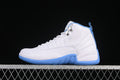 1213 — Jordan 12 “UNC PE” — White/University Blue — Design‑Inspired