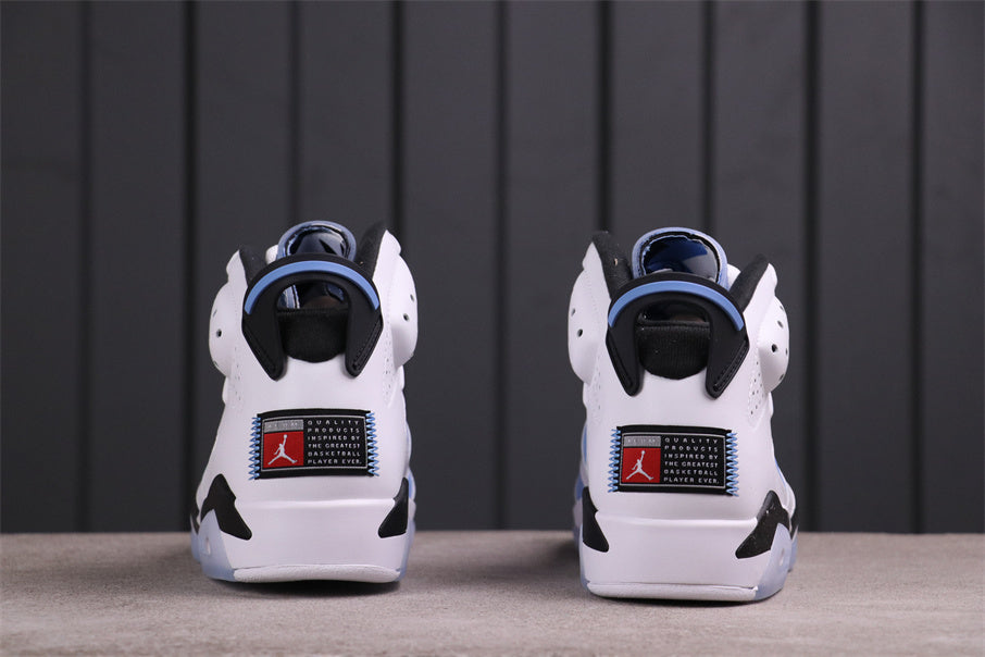 613 — Jordan 6 “University Blue” — Design‑Inspired