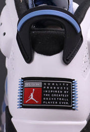 Jordan 6 - Design-Inspired "University Blue" Custom Tribute Build AJ6-UNIVERSITYBLUE-613