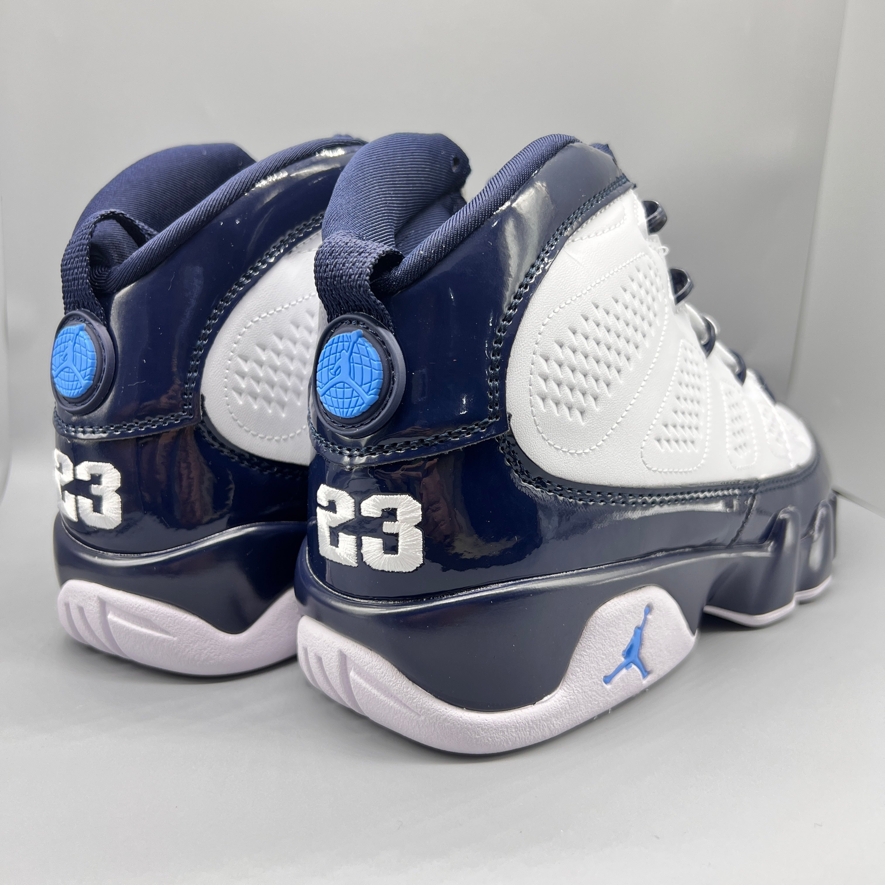 Jordan 9 – Design-Inspired "UNC White" Custom Tribute Build AJ9-UNCWHITE-913