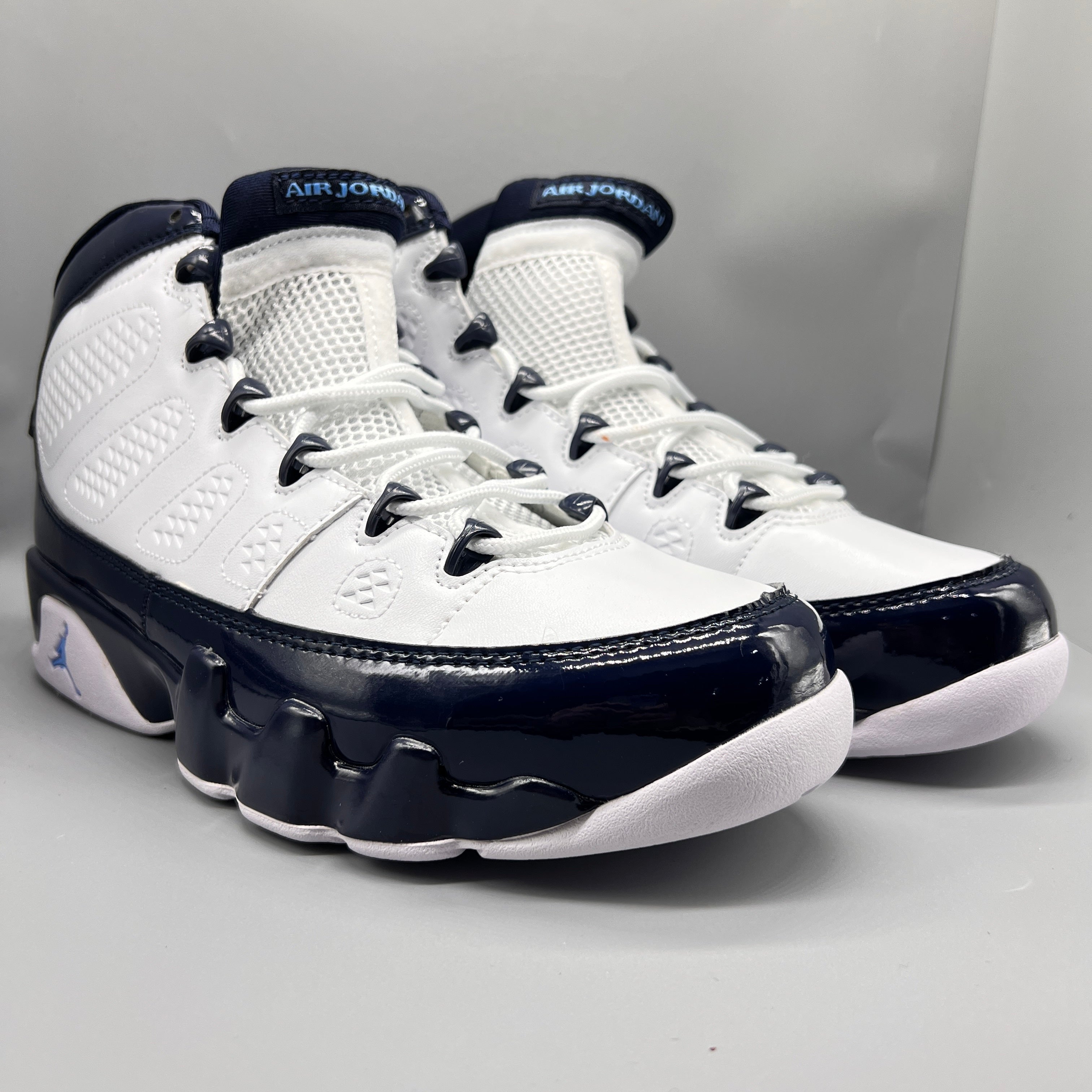 Jordan 9 – Design-Inspired "UNC White" Custom Tribute Build AJ9-UNCWHITE-913