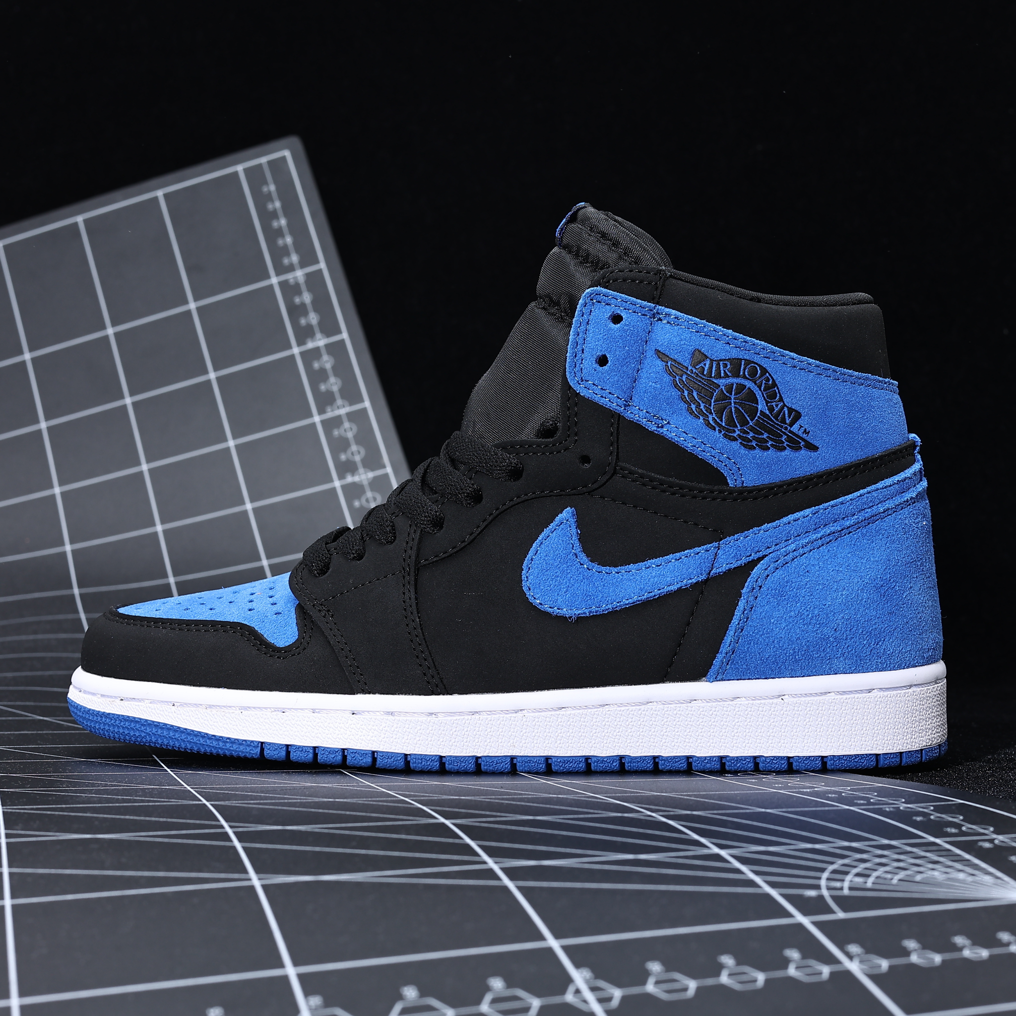045 — Jordan 1 High “Royal Reimagined” — Design‑Inspired
