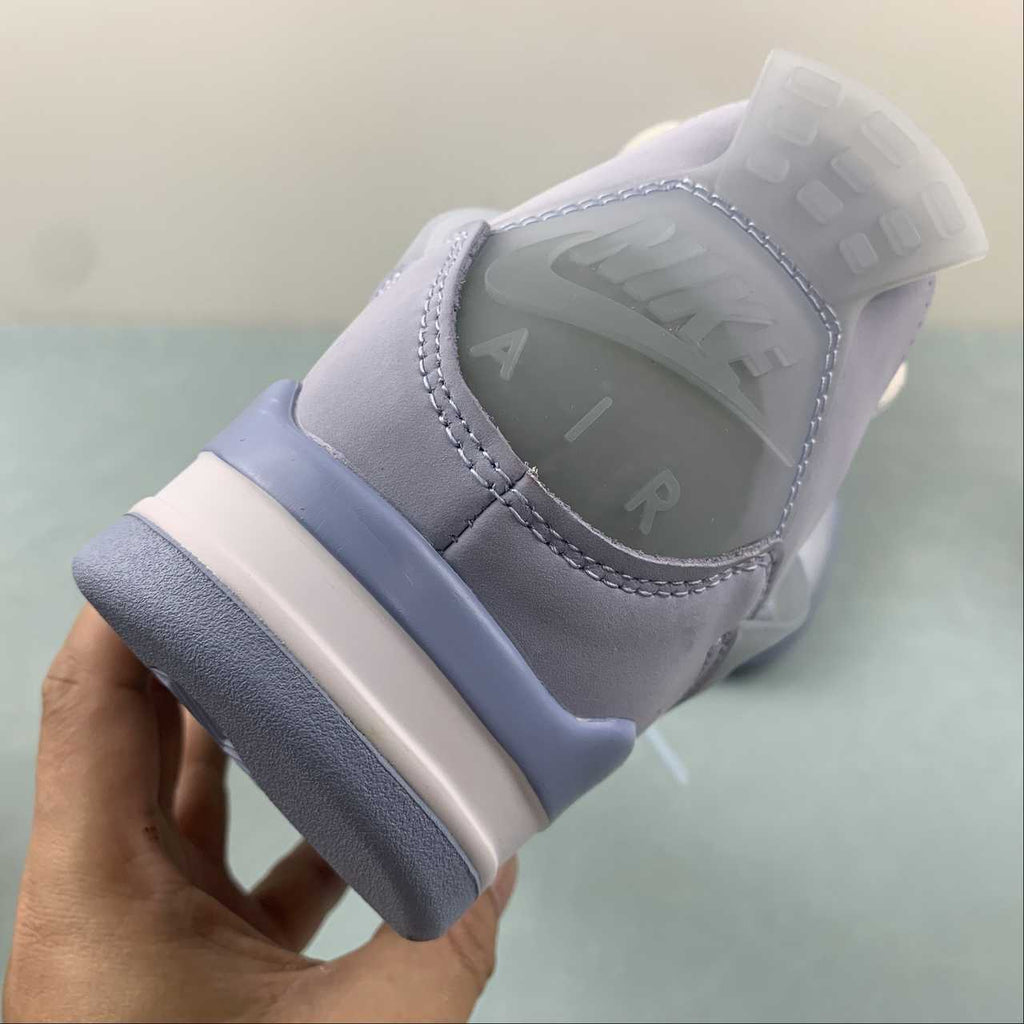 Jordan 4 — Design‑Inspired “Off‑White Carolina Blue” Custom Fantasy Build AJ4‑OWCAROLINA‑436