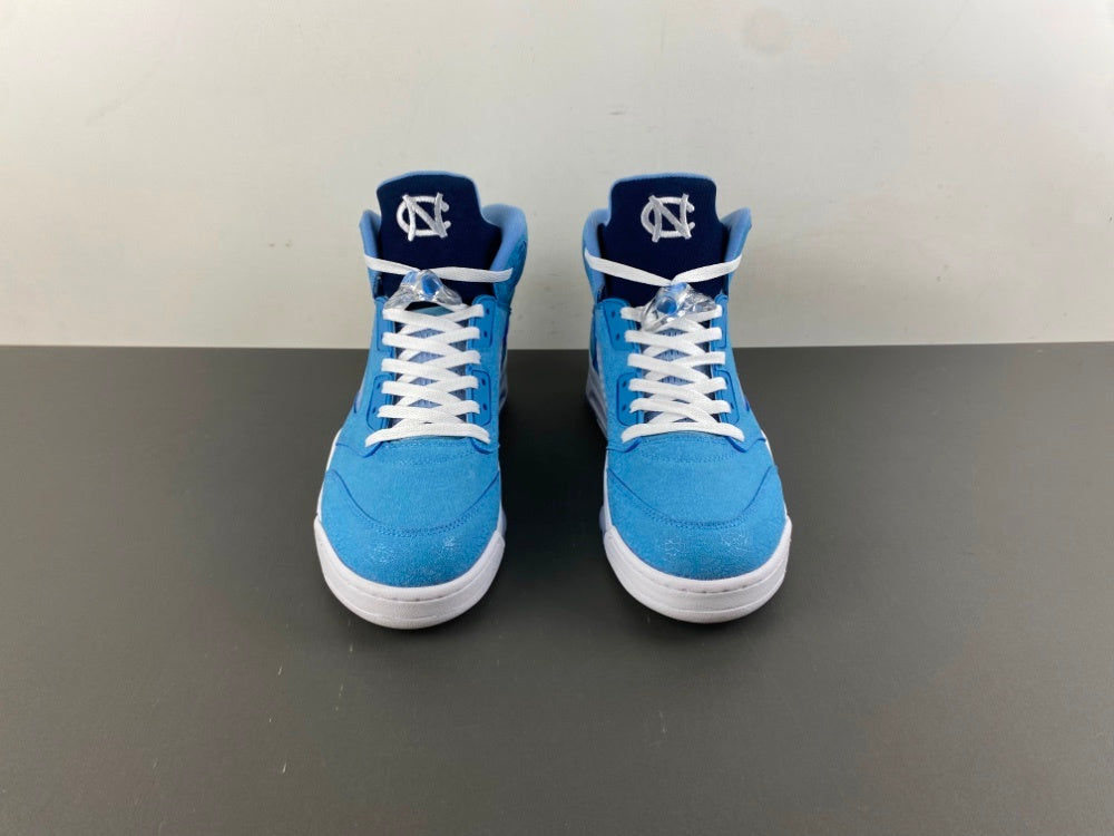 Jordan 5 Design-Inspired - "UNC PE" "Carolina Blue" Custom Tribute - AJ5-UNCPE-529A