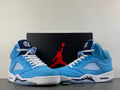 Jordan 5 Design-Inspired - "UNC PE" "Carolina Blue" Custom Tribute - AJ5-UNCPE-529A