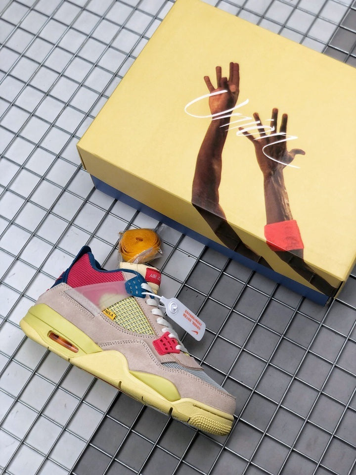 438 — Jordan 4 “Union LA Guava Ice” — Design‑Inspired Sneaker