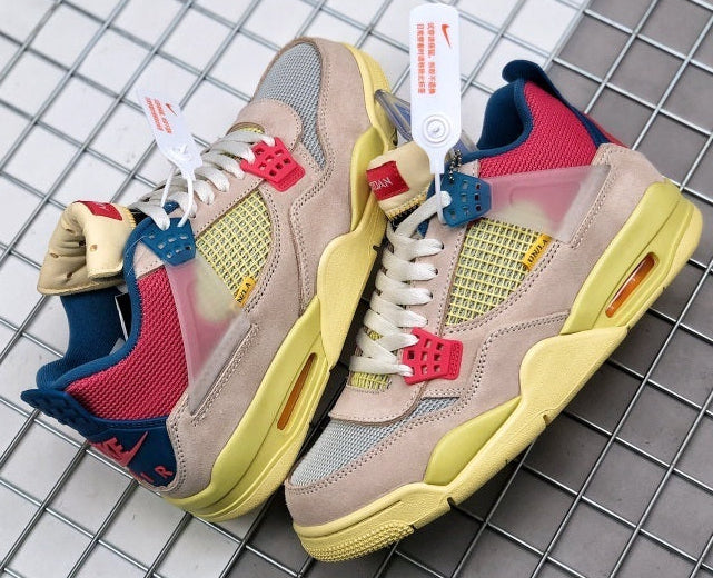 438 — Jordan 4 “Union LA Guava Ice” — Design‑Inspired Sneaker