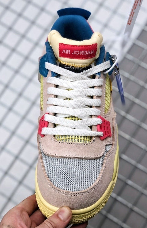 Jordan 4 – Design-Inspired "Union LA Guava Ice" Custom Tribute Build AJ4‑UNIONGUAVA‑438