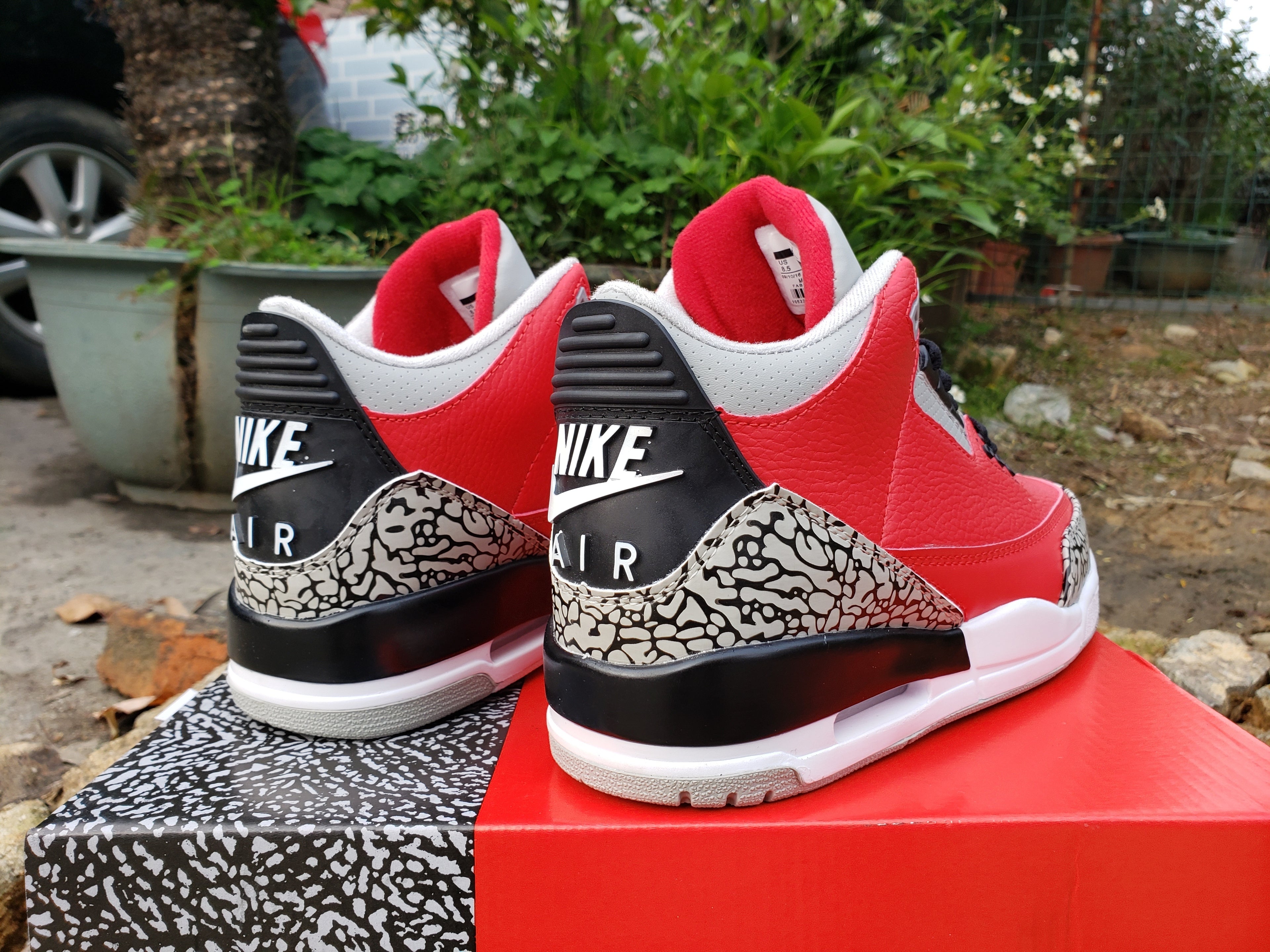 315 — Jordan 3 “Cardinal Red” — Design‑Inspired Sneaker
