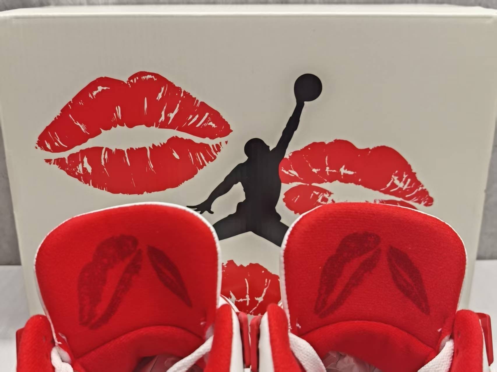 Jordan 4 – Design-Inspired "Valentine’s Day 2026" Custom Tribute Build AJ4‑VALENTINES2026‑442