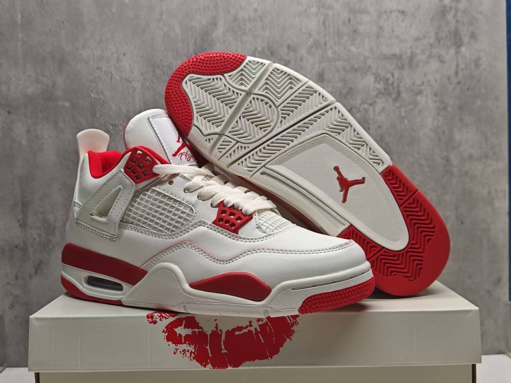 Jordan 4 – Design-Inspired "Valentine’s Day 2026" Custom Tribute Build AJ4‑VALENTINES2026‑442