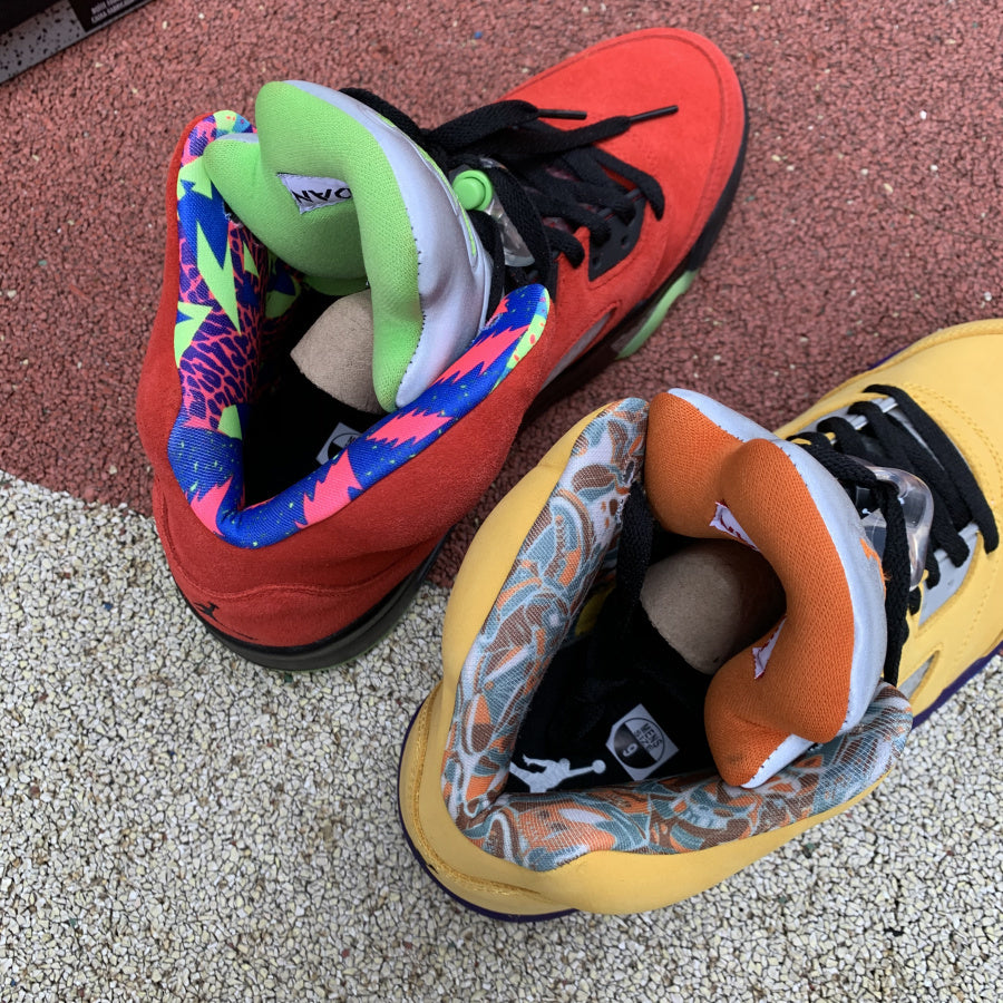 525 — Jordan 5 “What The” — Design‑Inspired Sneaker