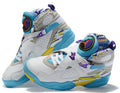 813 — Jordan 8 “White Aqua” — Design‑Inspired