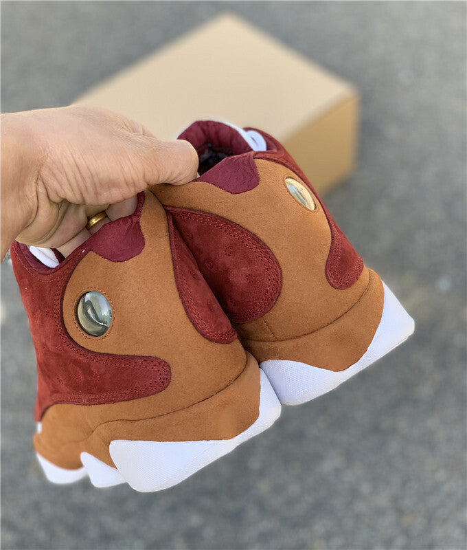 Jordan 13 Design‑Inspired “Dune Red” - Custom Tributes - 1313