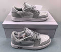 Jordan 1 Low — Design‑Inspired "Travis Scott Off‑White Fragment Collab" Custom Fantasy Build "Fog Grey" AJ1‑TSOWFRG‑049
