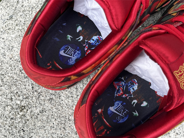 SBDNK‑018 — Nike SB Dunk Low “Poppy Field” — Varsity Red/University Gold — Design‑Inspired