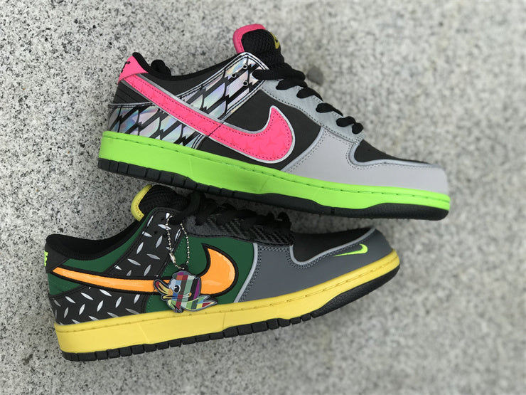 SBDNK‑024 — Nike SB Dunk Low “Oregon What The Duck — Alt PE” — Multi‑Color/Mascot‑Themed — Design‑Inspired