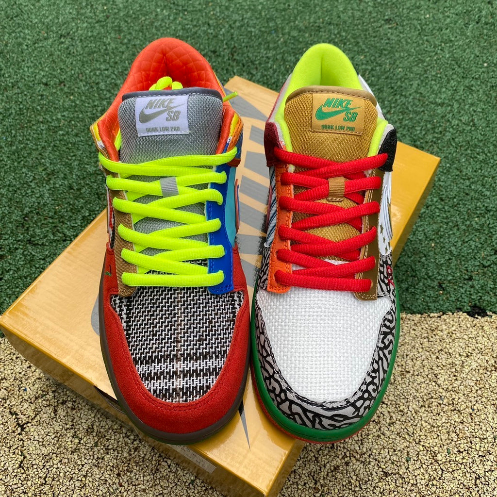SBDNK‑026 — Nike SB Dunk Low “What The Dunk” — Multi‑Color — Design‑Inspired
