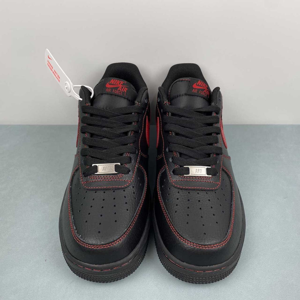 Air Force 1 – Design-Inspired "Red Stitched"  Custom Tribute Build AF1-036