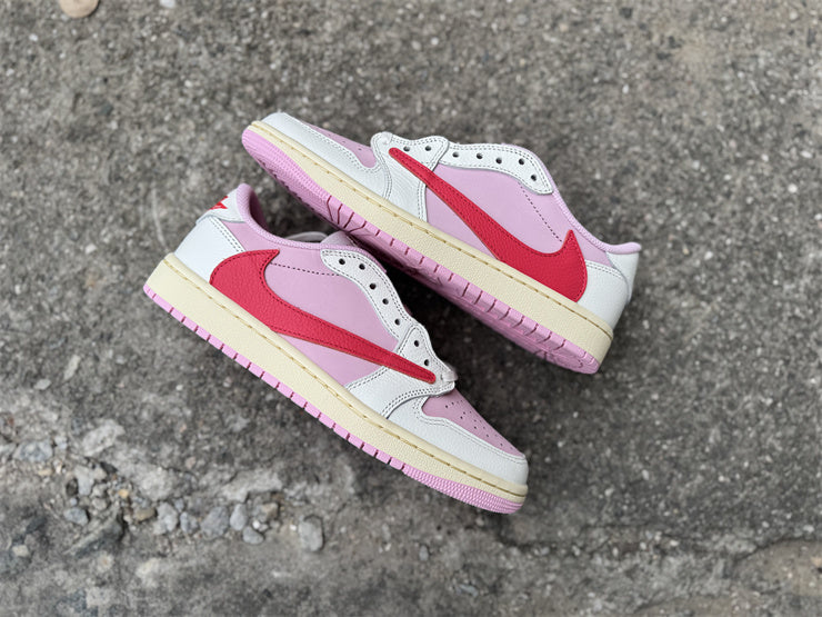 Jordan 1 Low – Design-Inspired "Tropical Pinks" Custom Tribute Build TS-JRDNS-042