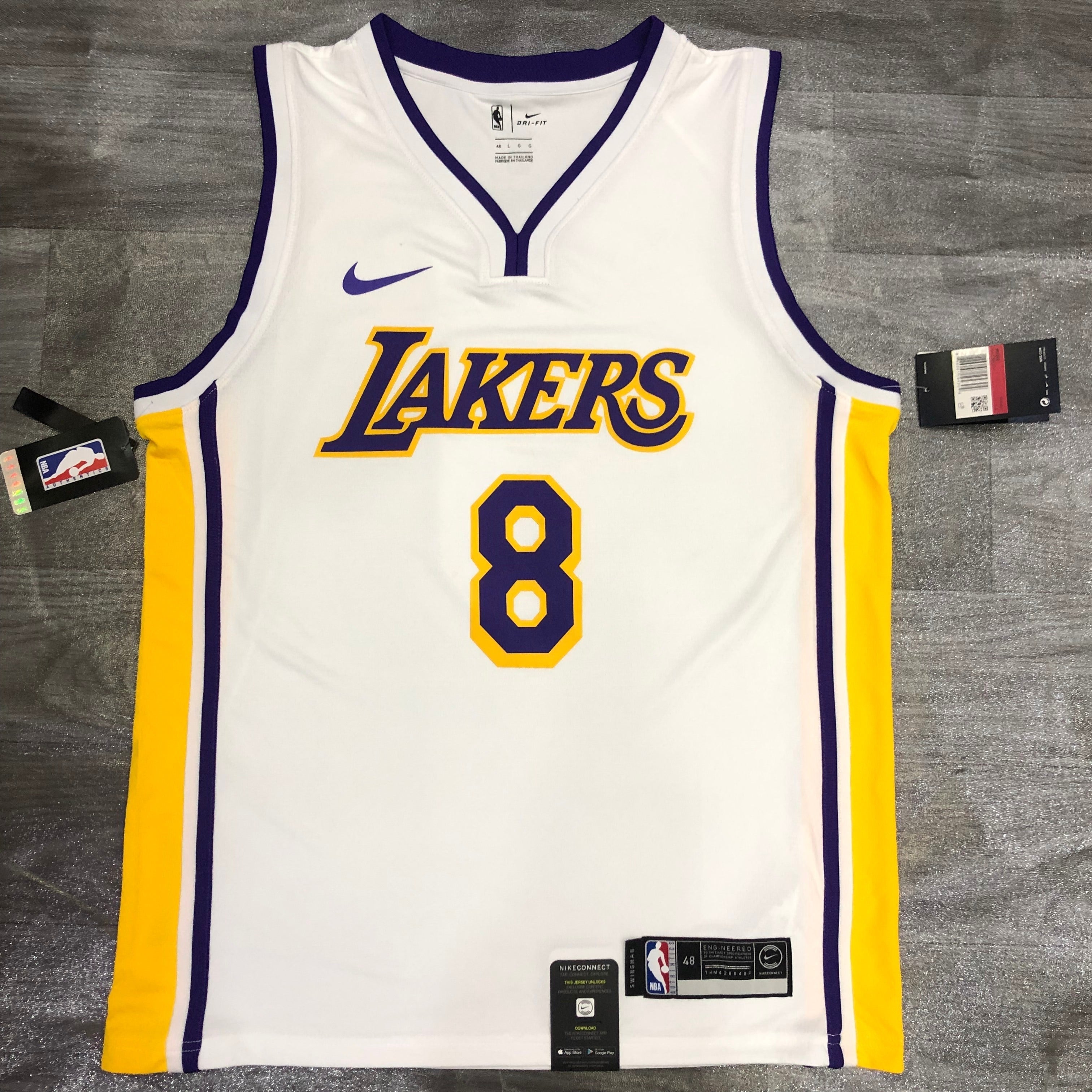 Los Angeles Lakers — Kobe Bryant #8 City Edition (Icon White)