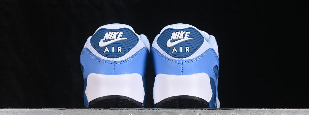 Air Max 90 Design-Inspired - "University Blue" "Blue/White" Custom Tribute - AM90-UNCBLU-010