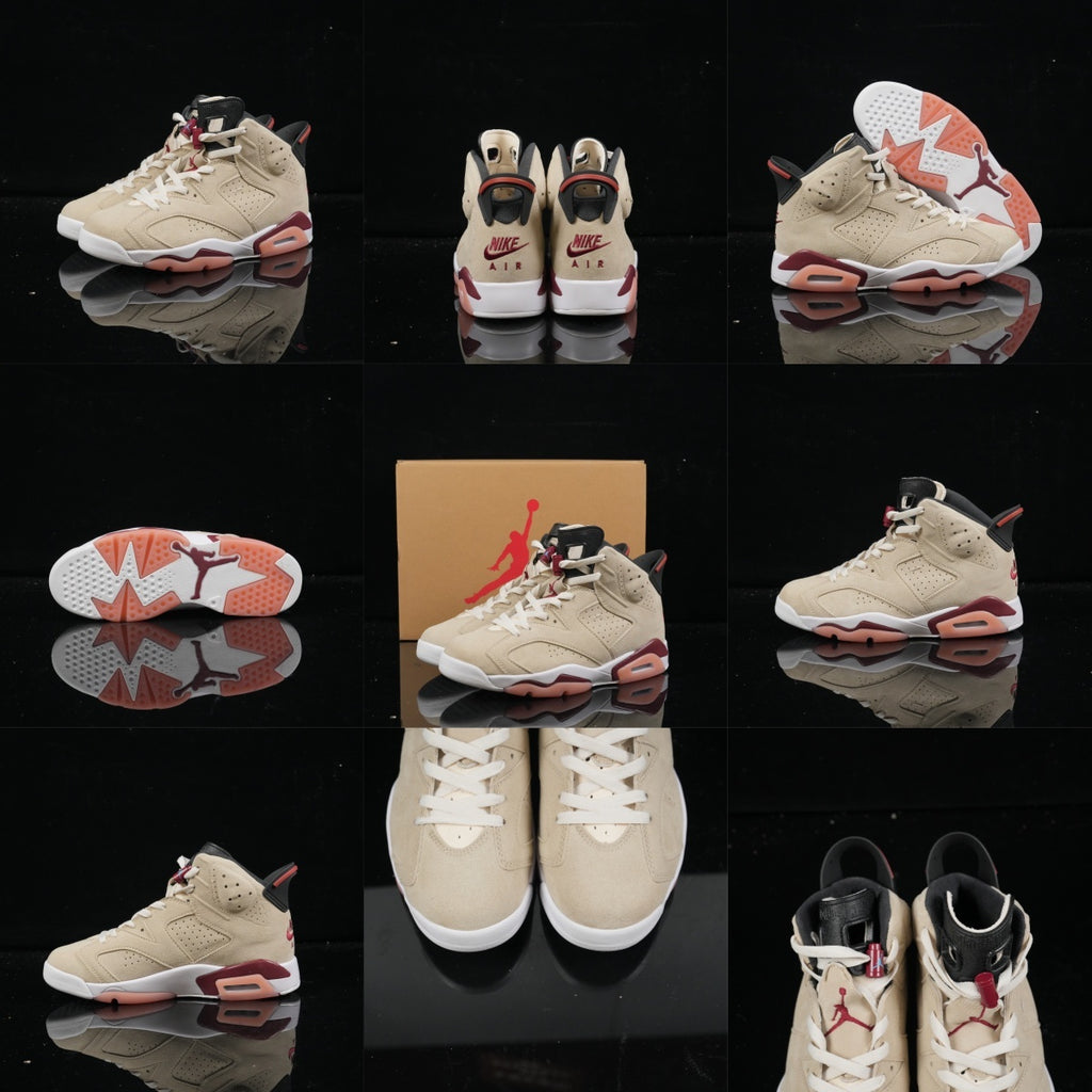 Jordan 6 “A Ma Maniere Burgundy Crush” — Design‑Inspired Tribute — 619