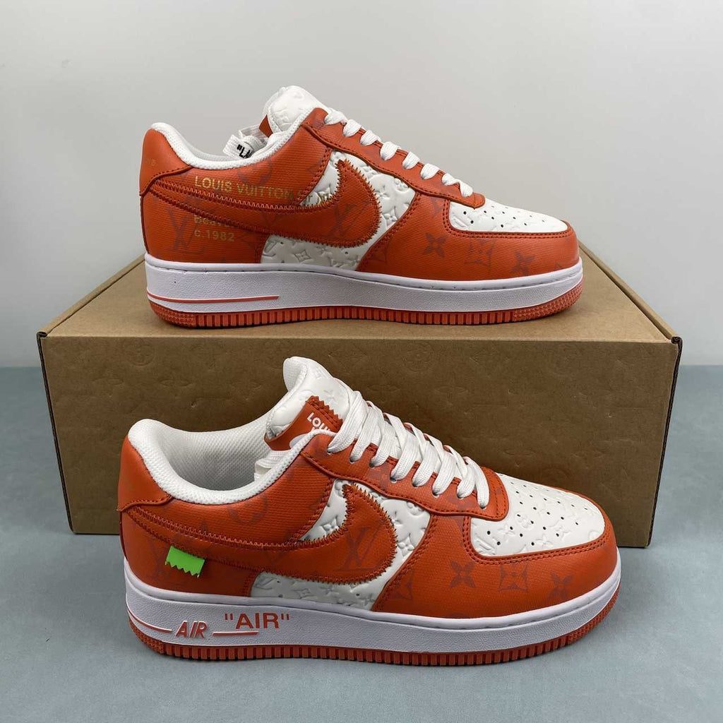 Air Force 1 Low – Design-Inspired “Virgil's: Off‑White" Pack - Grey / Yellow / White / Blue Custom Tribute Build AF1-002