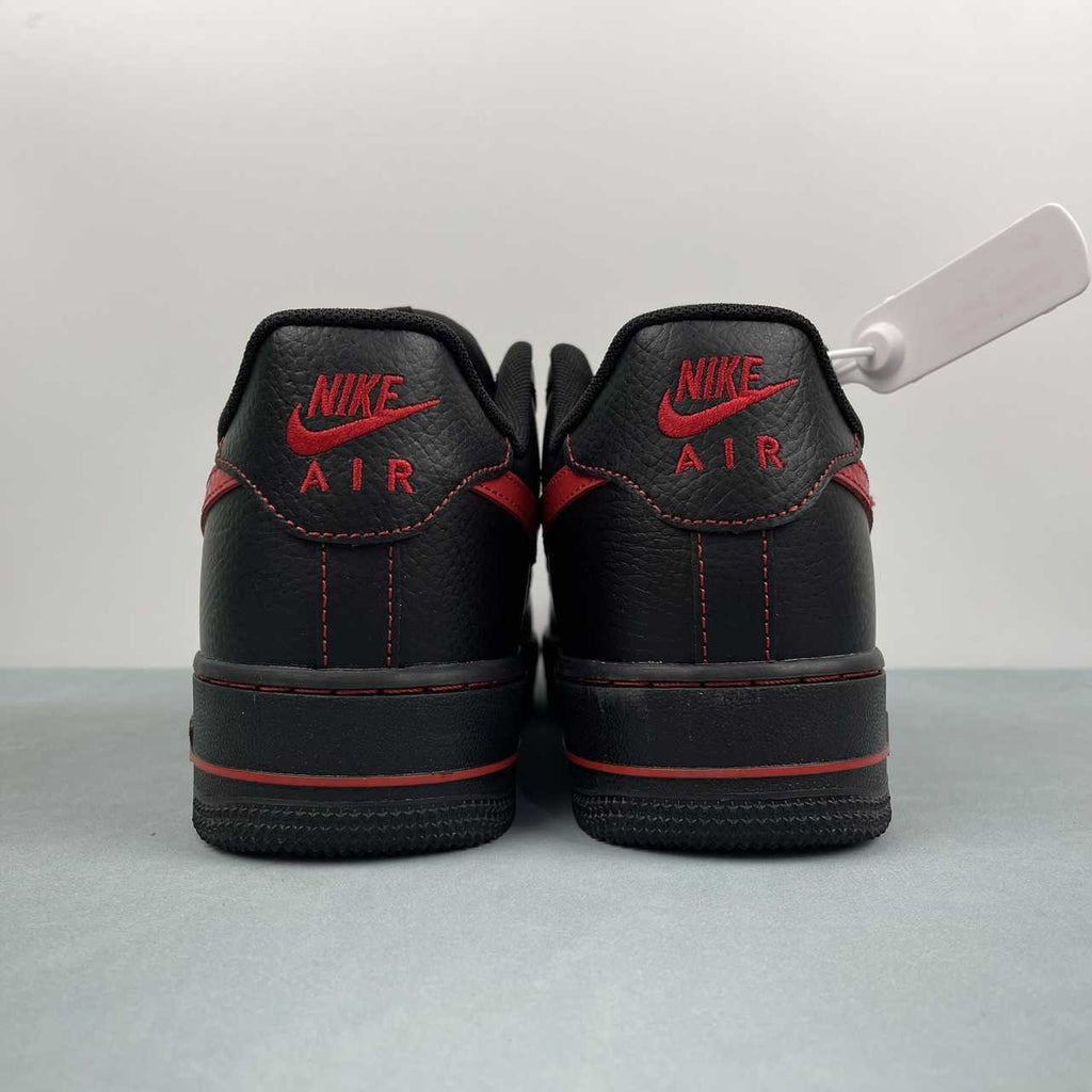 Air Force 1 – Design-Inspired "Red Stitched"  Custom Tribute Build AF1-036