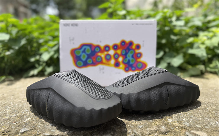 Nike Mind 001 Slides — Design-Inspired Footwear: Anthracite " Darth Vaders"