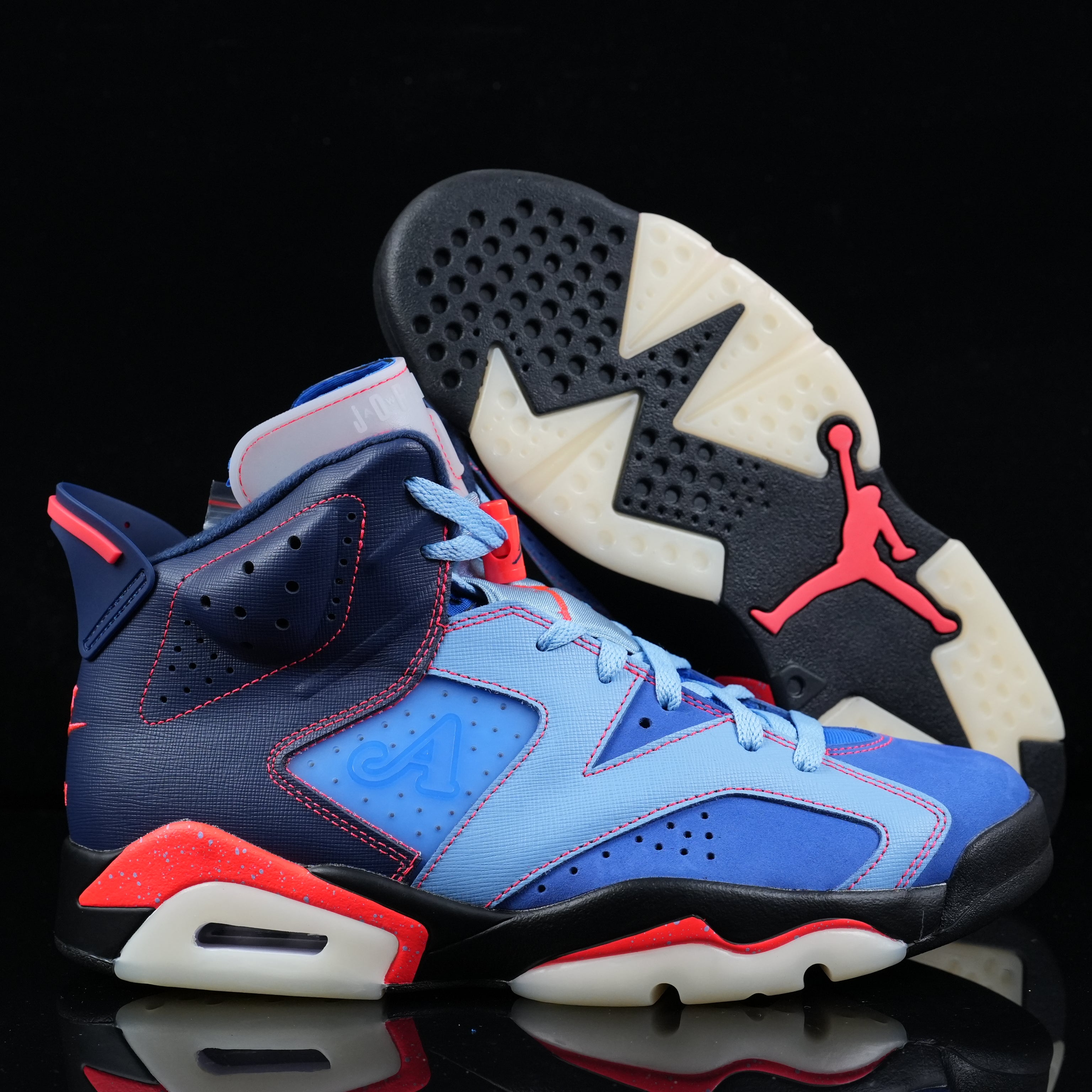 Jordan 6 – Design‑Inspired "Awake NY Blue" Custom Tribute Build AJ6‑AWAKEBLUE‑622