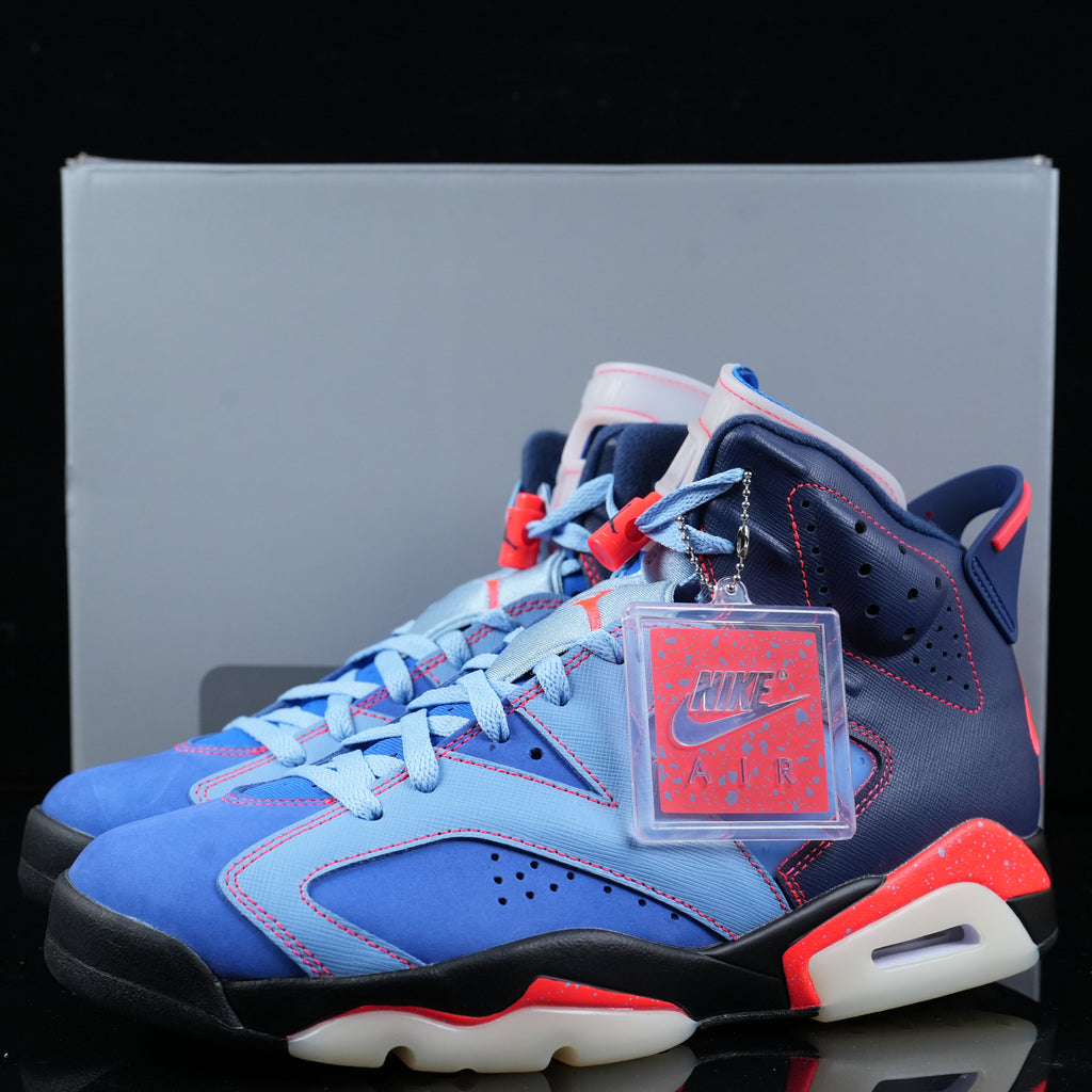 Jordan 6 – Design‑Inspired "Awake NY Blue" Custom Tribute Build AJ6‑AWAKEBLUE‑622