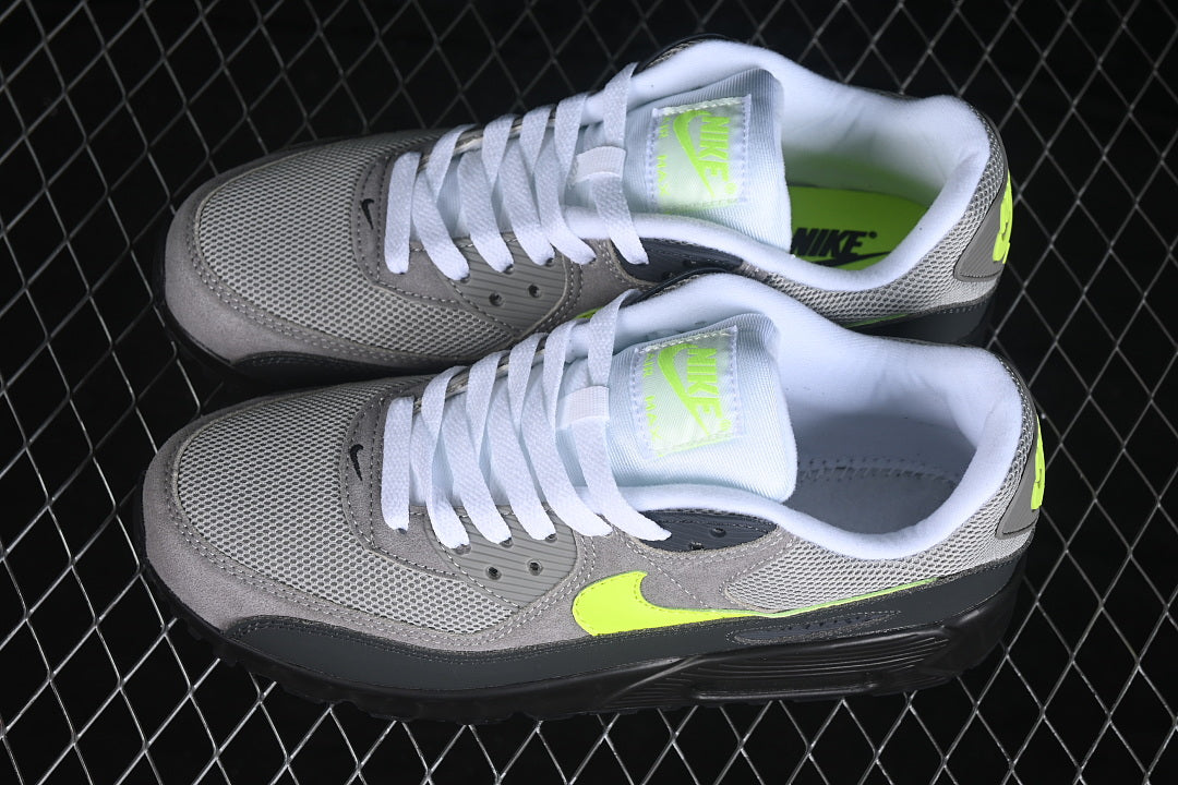 Air Max 90 Design-Inspired - "OG Volt" "Grey/Volt/Black" Custom Tribute - AM90-OGVOLT-009