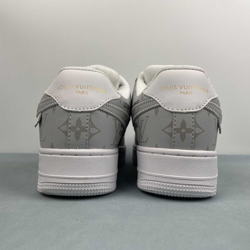 Air Force 1 Low – Design-Inspired “Virgil's: Off‑White" Pack - Grey / Yellow / White / Blue Custom Tribute Build AF1-002