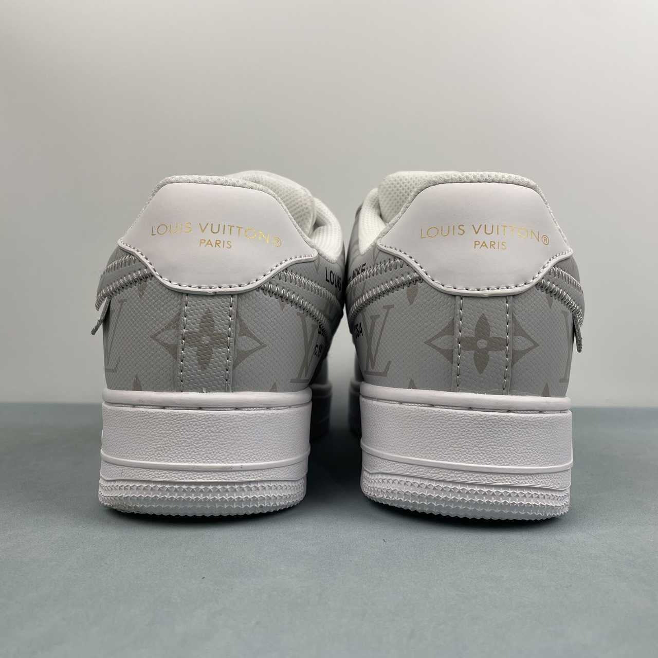 Air Force 1 Low – Design-Inspired “Virgil's: Off‑White" Pack - Grey / Yellow / White / Blue Custom Tribute Build AF1-002
