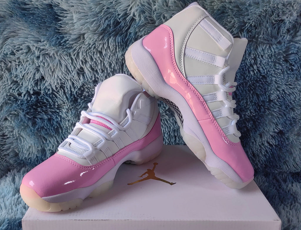 Jordan 11 – Design‑Inspired "Pretty In Pink Patents" Custom Fantasy Build AJ11‑PNKPTNT‑1128